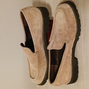 L.L. Bean Tan Suede Loafers